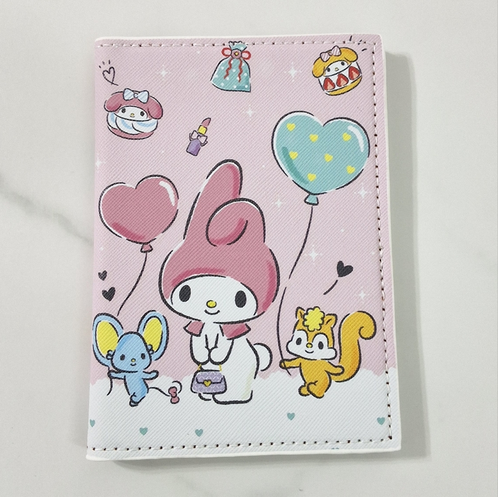 NEW My Melody Sanrio Passport Holder Passport Cover